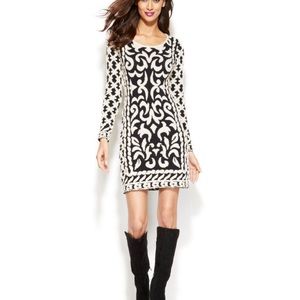 Beautiful black and white dress